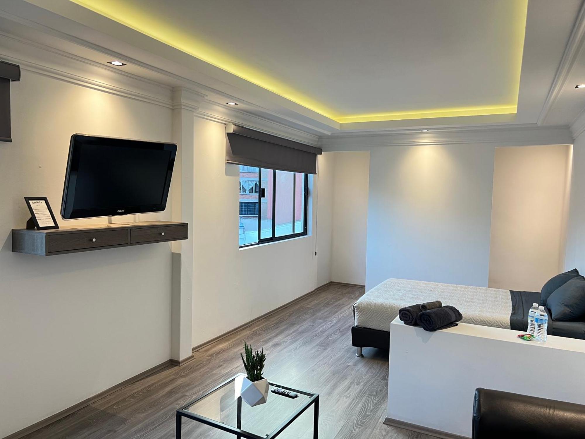 Sanrafa Home Office Suites Mexiko-Stadt Exterior foto